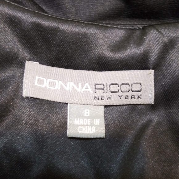 DONNA RICCO New York Little Black Dress - Picture 6 of 8